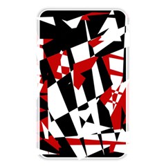 Red, Black And White Chaos Memory Card Reader by Valentinaart