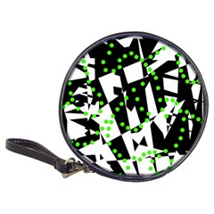 Black, White And Green Chaos Classic 20-cd Wallets by Valentinaart