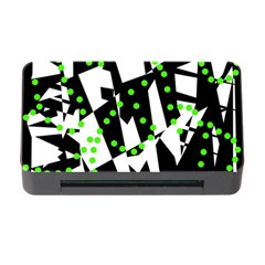 Black, White And Green Chaos Memory Card Reader With Cf