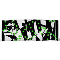 Black, White And Green Chaos Samsung Galaxy Sl I9003 Hardshell Case