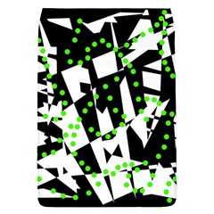 Black, White And Green Chaos Flap Covers (l)  by Valentinaart