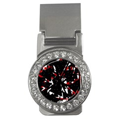 Black, Red And White Chaos Money Clips (cz) 