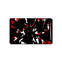 Black, Red And White Chaos Magnet (name Card)