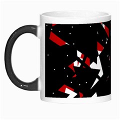 Black, Red And White Chaos Morph Mugs