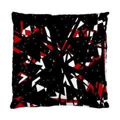 Black, Red And White Chaos Standard Cushion Case (one Side)