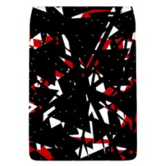 Black, Red And White Chaos Flap Covers (l) 