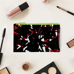 Black, Red And White Chaos Cosmetic Bag (xs)