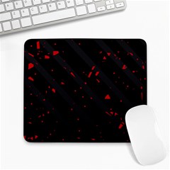 Black And Red Large Mousepads