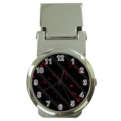 Black And Red Money Clip Watches