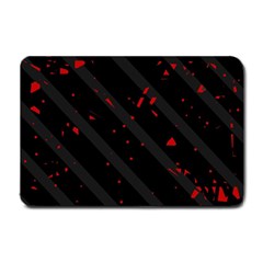 Black And Red Small Doormat 