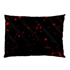 Black And Red Pillow Case