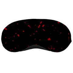 Black And Red Sleeping Masks by Valentinaart