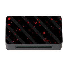 Black And Red Memory Card Reader With Cf by Valentinaart