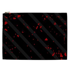 Black And Red Cosmetic Bag (xxl) 