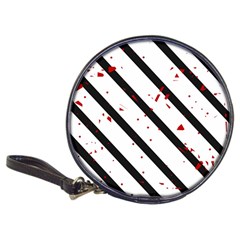 Elegant Black, Red And White Lines Classic 20-cd Wallets