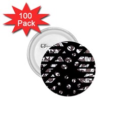 Gray Abstract Design 1 75  Buttons (100 Pack) 