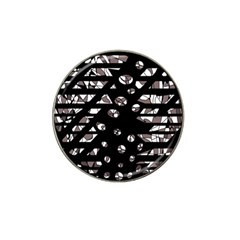 Gray Abstract Design Hat Clip Ball Marker (10 Pack)