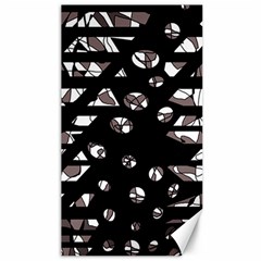 Gray Abstract Design Canvas 40  X 72  