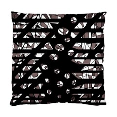 Gray Abstract Design Standard Cushion Case (one Side)