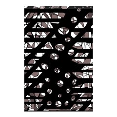 Gray Abstract Design Shower Curtain 48  X 72  (small) 