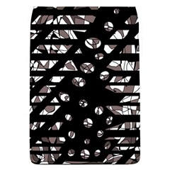 Gray Abstract Design Flap Covers (l) 