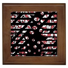 Red Freedam Framed Tiles by Valentinaart