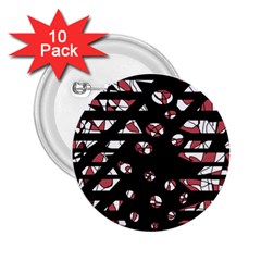 Red Freedam 2 25  Buttons (10 Pack) 