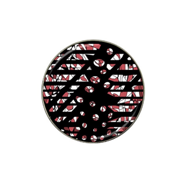 Red freedam Hat Clip Ball Marker (4 pack)