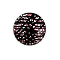 Red Freedam Hat Clip Ball Marker (10 Pack)