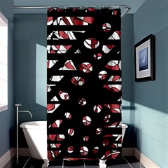 Red Freedam Shower Curtain 36  X 72  (stall) 