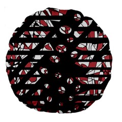 Red Freedam Large 18  Premium Round Cushions