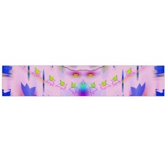 Rainbows And Leaf In The Moonshine Flano Scarf (large)