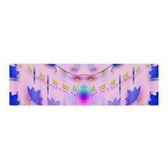 Rainbows And Leaf In The Moonshine Satin Scarf (oblong) by pepitasart