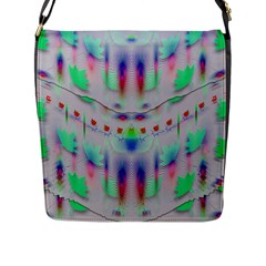 Rainbows In The Moonshine Flap Messenger Bag (l) 