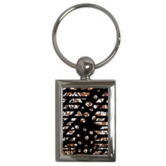 Brown Freedom  Key Chains (rectangle) 