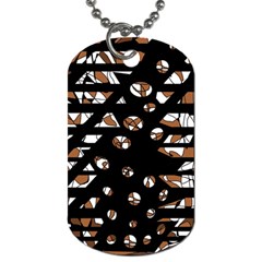 Brown Freedom  Dog Tag (two Sides)