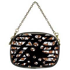 Brown Freedom  Chain Purses (one Side) 