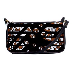 Brown Freedom  Shoulder Clutch Bags