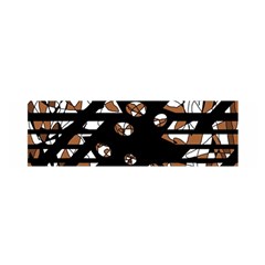 Brown Freedom  Satin Scarf (oblong)