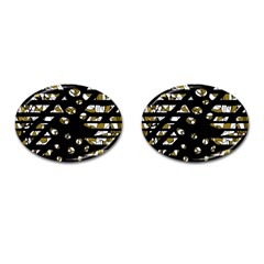 Green Freedom Cufflinks (oval)