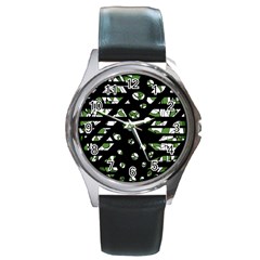 Freedom Round Metal Watch