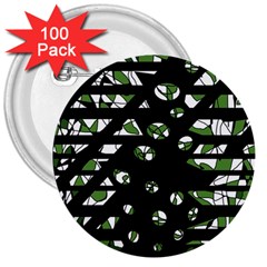 Freedom 3  Buttons (100 Pack) 