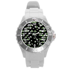 Freedom Round Plastic Sport Watch (l) by Valentinaart