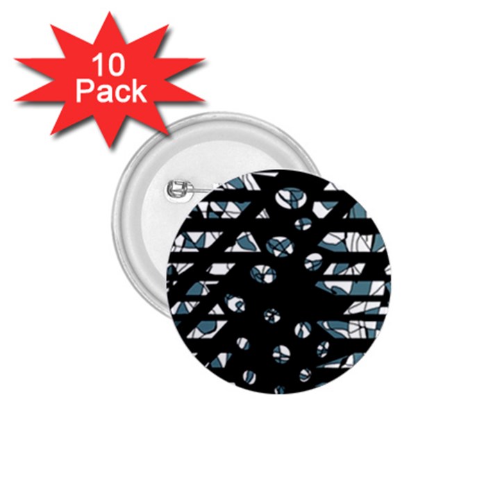 Blue freedom 1.75  Buttons (10 pack)