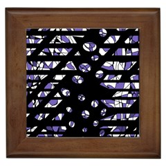 Purple Freedom Framed Tiles