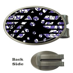 Purple Freedom Money Clips (oval) 