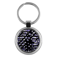 Purple Freedom Key Chains (round)  by Valentinaart