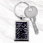 Purple freedom Key Chains (Rectangle)  Front