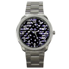 Purple Freedom Sport Metal Watch