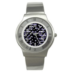 Purple Freedom Stainless Steel Watch